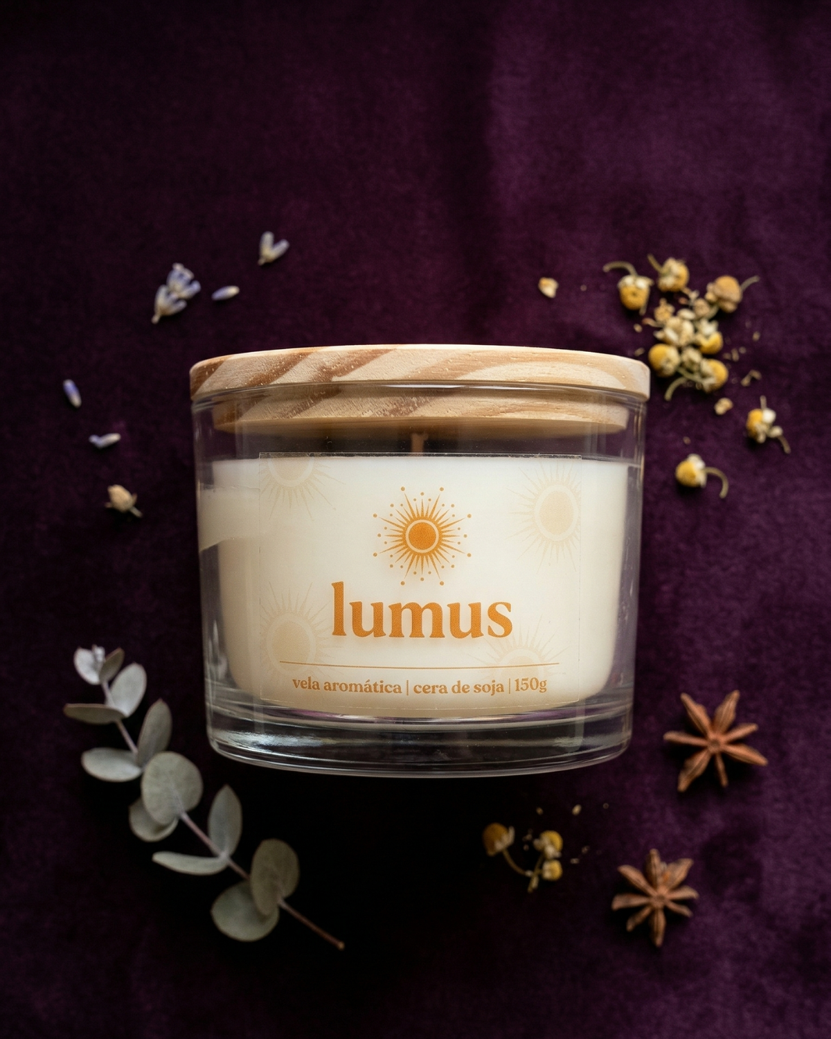 Vela Lumus cera de soja